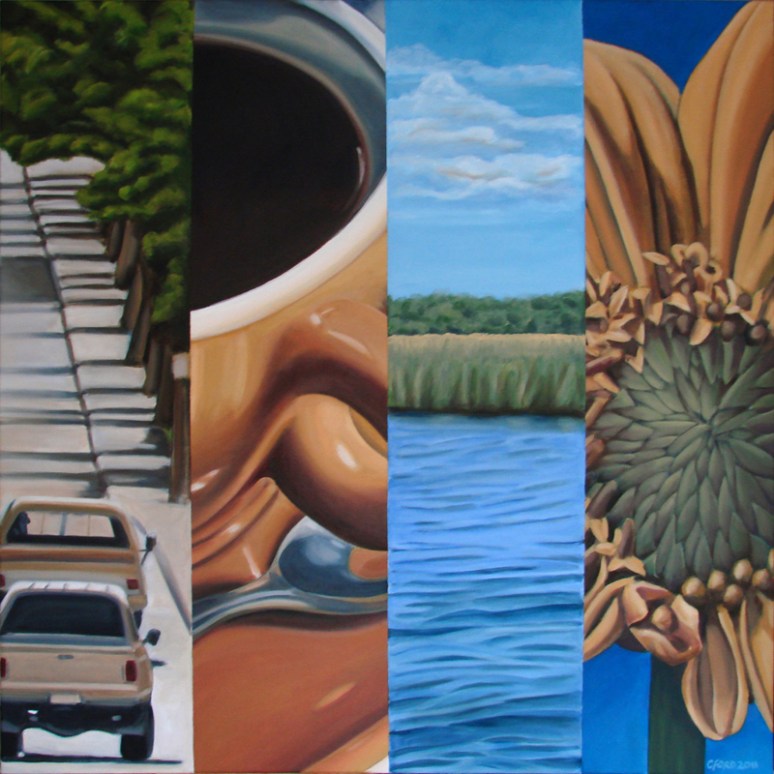 36"x 36" oil on canvas