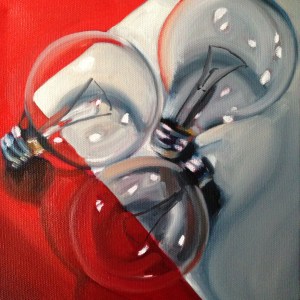 8" x 8" oil on canvas - sold