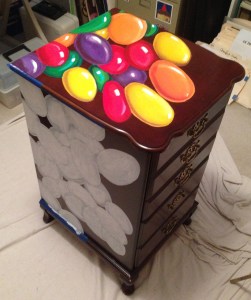 Cabinet top & left side unfinished