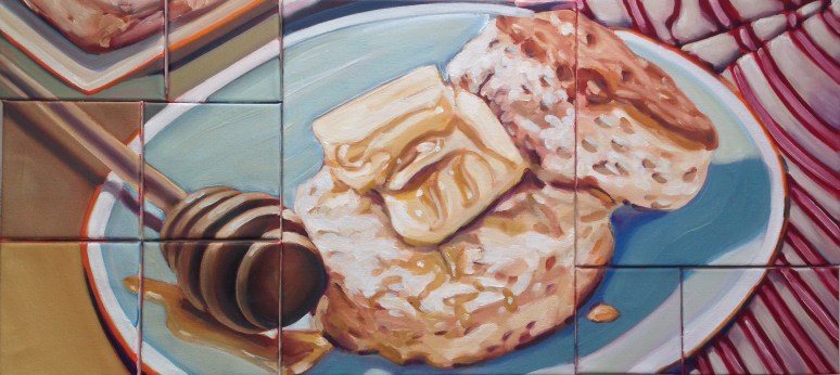 14" x 31" oil on multiple canvases