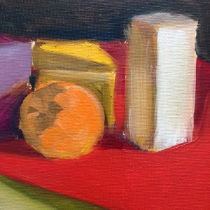 6" x 6" oil on canvas sheet