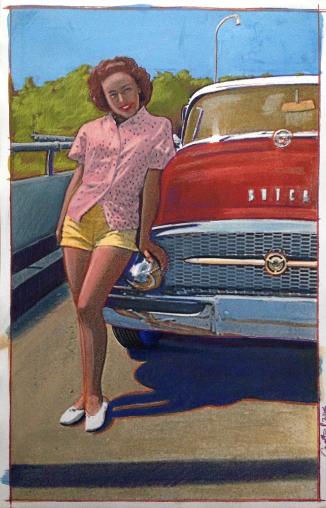 11" x 17" mixed media