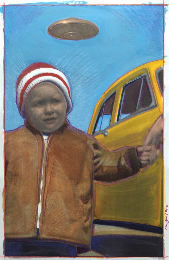 11" x 17" mixed media