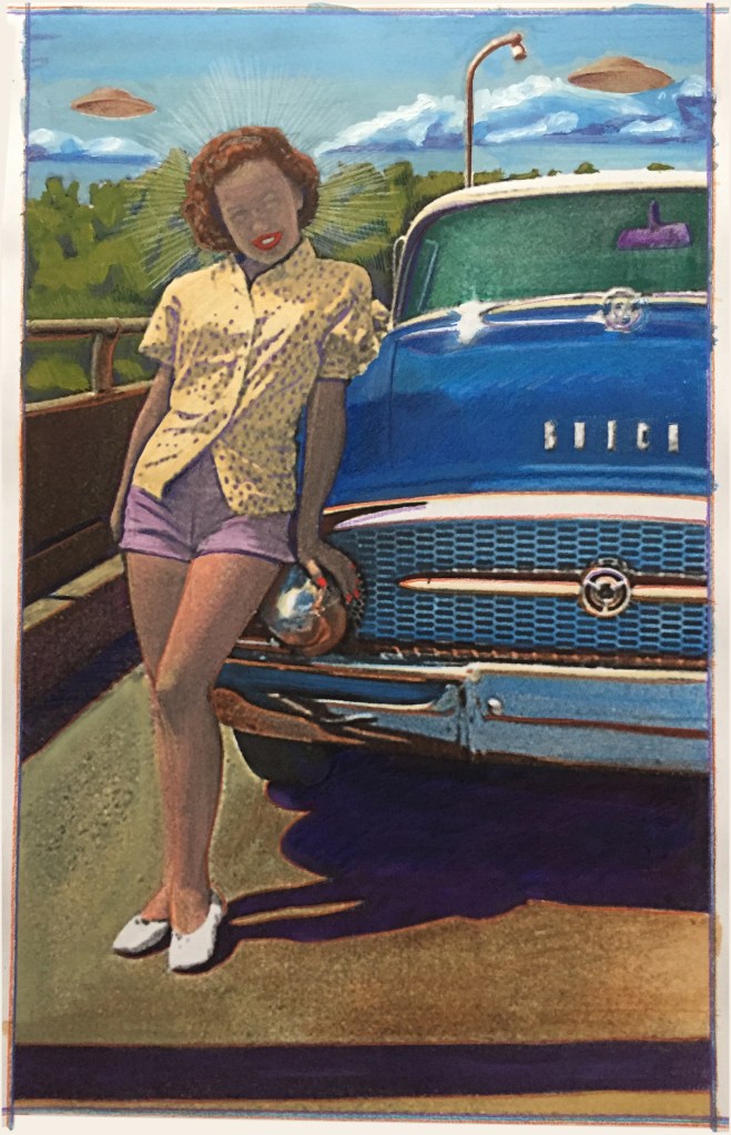 11" x 17" mixed media