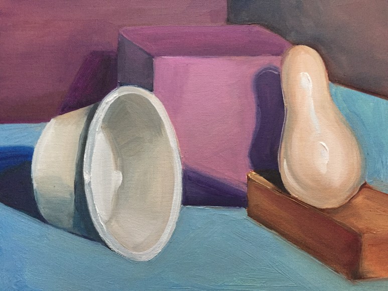 11" x 8.5" oil on canvas