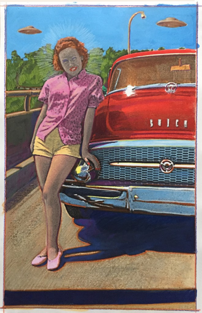 11" x 17" mixed media