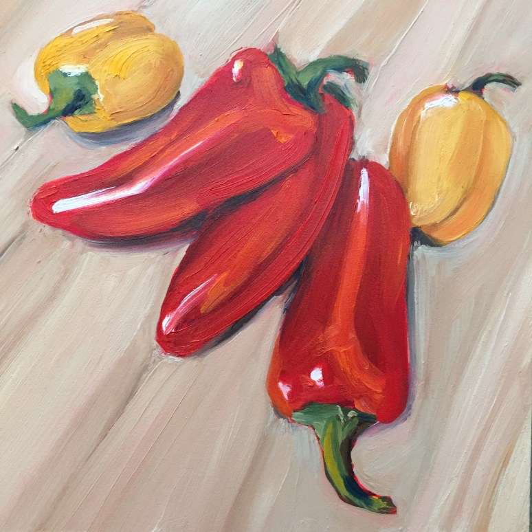 6" x 6" oil on panel