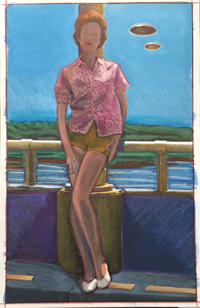 11" x 17" mixed media