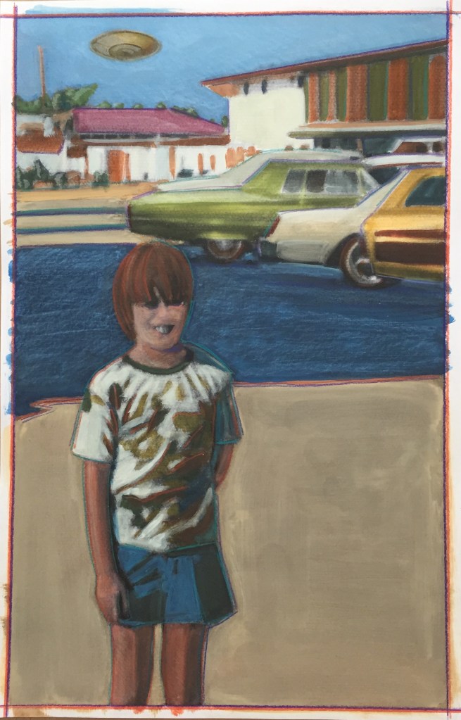 11" x 17" mixed media